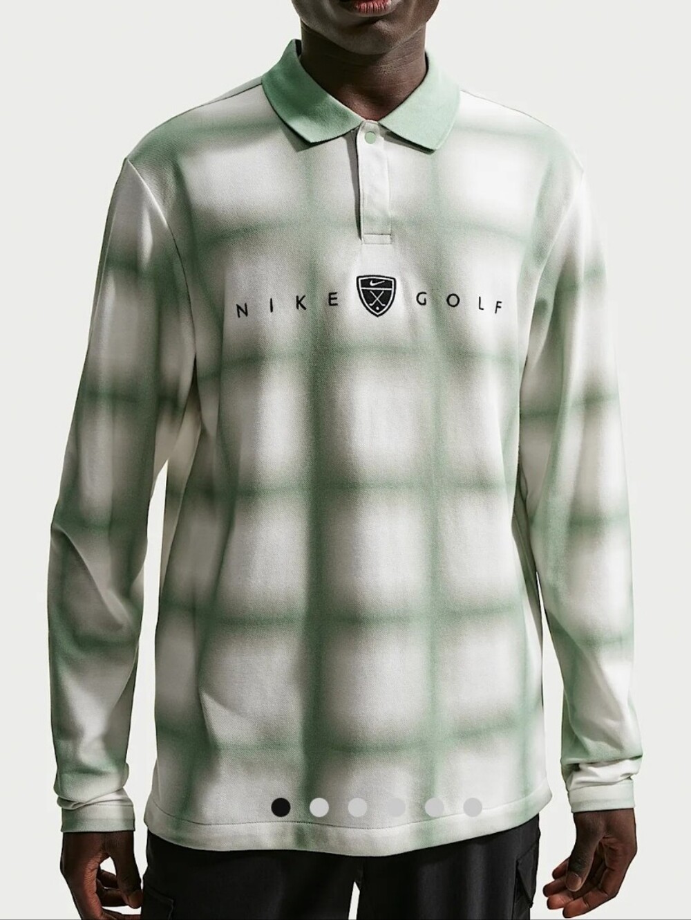 NWT Men's Nike Dri-fit Long Sleeve Golf Polo